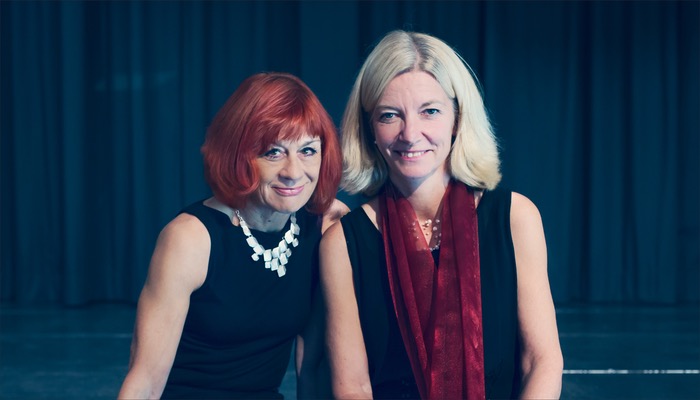 Carla Mantel und Angelika Scholl bei musicampus