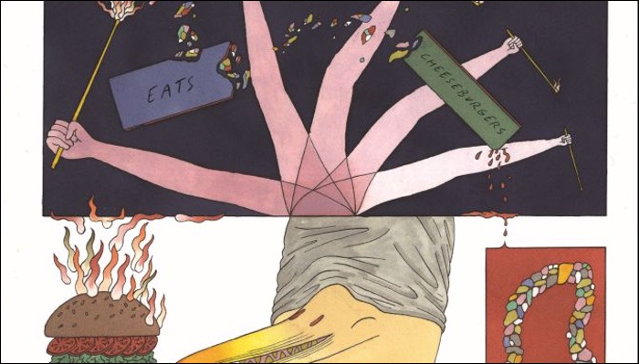 Darrifourcq, Hermia. Ceccaldi veröffentlichen das Album Kaiju eats Cheeseburgers veröffentlicht